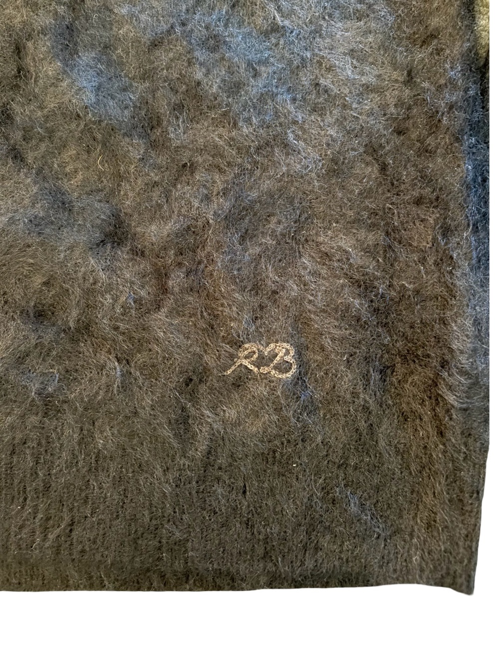 Rag & Bone NWT Jada Brushed Cashmere Sweater Black Size XS - Picture 7 of 8